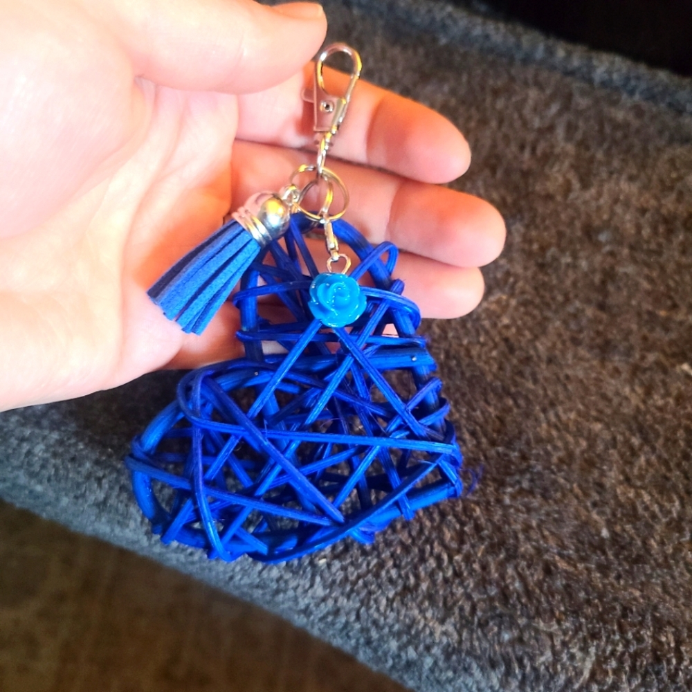 Blue 💙 keychain
